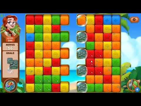 Lost Island Blast Adventure level 206