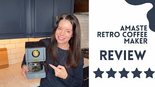 My Favorite Coffee Maker EVER - Review of Amaste Retro Coffee Maker