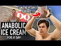 Only Eating Anabolic ICE CREAM For 24 HOURS | Healthy Ice Cream + My Shoulder Workout