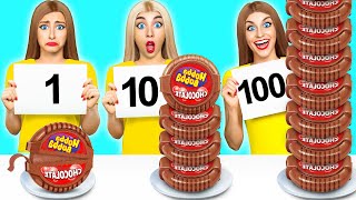 Big, Medium and Small Plate Challenge | Funny Food Challenges by Multi DO Fun