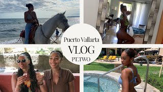 PUERTO VALLARTA MEXICO TRAVEL VLOG PT. 2 | Horse Back Riding, Tequila Tour, Leaving Mexico