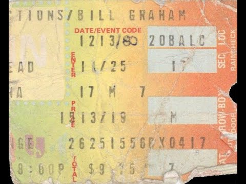 Thumbnail for Grateful Dead - 12/13/80 - Long Beach Arena - Long Beach, CA - sbd by Greg Errico