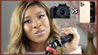 Iphone 12 Pro Max VS DSLR