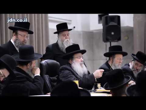 Nadvorna Rebbe At Inauguration Of A New Building For His Yeshiva Ketana - Cheshvan 5777
