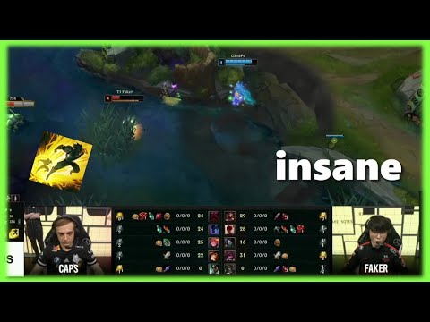 Faker Legendary Flash Juke vs Caps