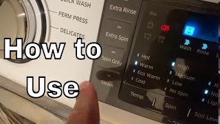 How To Use a Samsung Washing Machine