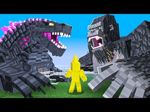 GODZILLA vs KING KONG in Minecraft (MODS)