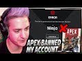 Ninja Got PERMANENTLY BANNED From Playing Apex Legends & Explains WHY It Happened... Ninja Got PERMANENTLY BANNED From Playing Apex Legends & Explains WHY It Happened...