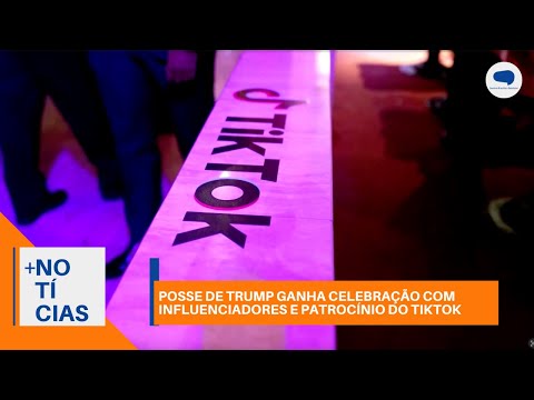 INFLUENCIADORES PARTICIPAM DE FESTA PATROCINADA PELO TIKTOK NA POSSE DE TRUMP
