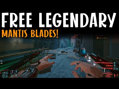 FREE Legendary Mantis Blades In Cyberpunk 2077!