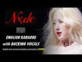 (G)I-DLE  - NXDE - ENGLISH KARAOKE with BACKING VOCALS