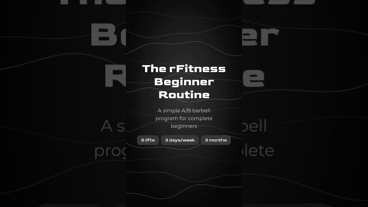 How to run the r/Fitness basic beginner routine | Video Guide