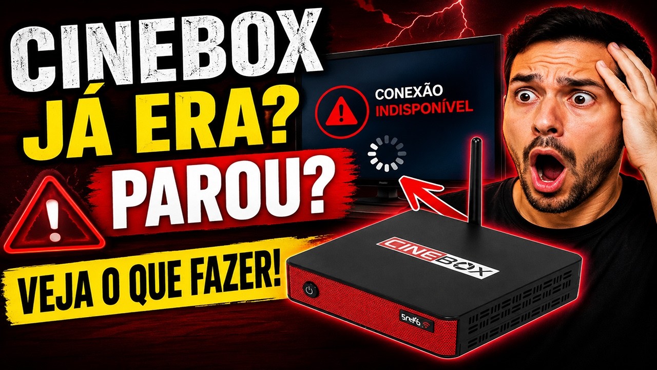 CINEBOX PAROU DE FUNCIONAR? CINEBOX PAROU DE VEZ? VEJA QUAL A SOLUÇÃO!