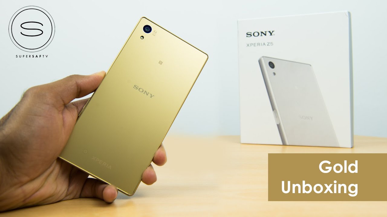 Sony Xperia Z5 Gold Unboxing