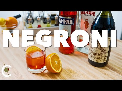 How to Make a Perfect NEGRONI; it's SO Easy! | C is for Cocktails