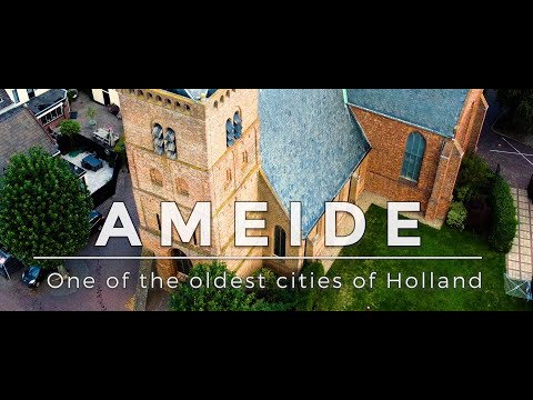 👉 AMEIDE by DRONE 👈 |  One of the oldest cities of Holland (The Netherlands)