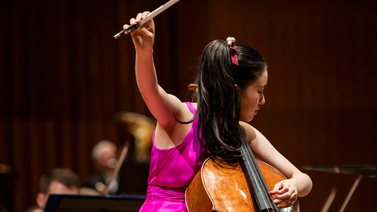 Dvorak Concerto in B minor, Op. 104 / Jeri Lee (14 years old), Zagreb Philharmonic