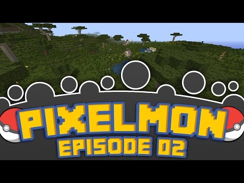 Pixelmon SP Lets Play Part 2! IT'S AN ARON!
