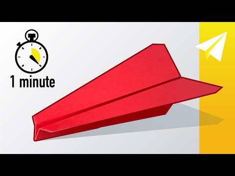 Make a VERY EASY Paper Airplane in 1 Minute (60 seconds) — Sniper