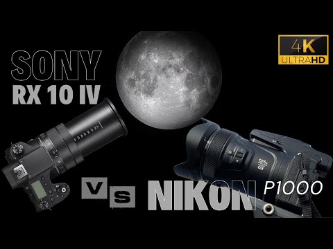 Nikon P1000 Vs Sony RX10 IV - Zooming in on MOON