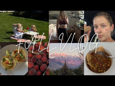 FALL VLOG AT HOME | baking, yard plans, planting trees |