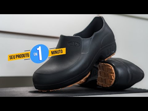 Video thumbnail of Tênis Ocupacional de Segurança Antiderrapante EVA Flex Clean 101FCLEAN BR Marluvas