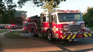 ACTIVE SHOOTER/MCI ALARM | DISPATCH AUDIO & ON SCENE FOOTAGE | Fairfax County Fire Rescue Department