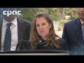 Transport Minister Chrystia Freeland comments following ‘Made in Canada’ summit – September 2, 2025