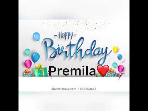 Happy Birthday Premila❤️