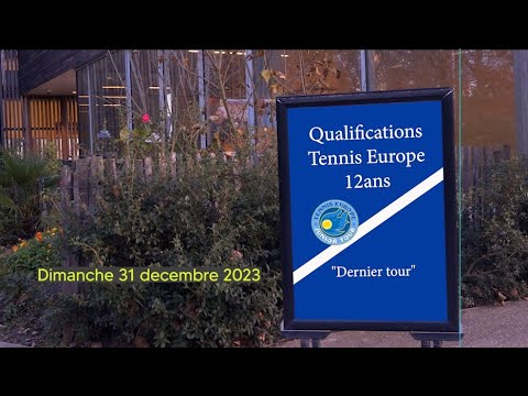 35e Open des 10-12 : phase finale des qualifications 12 ans