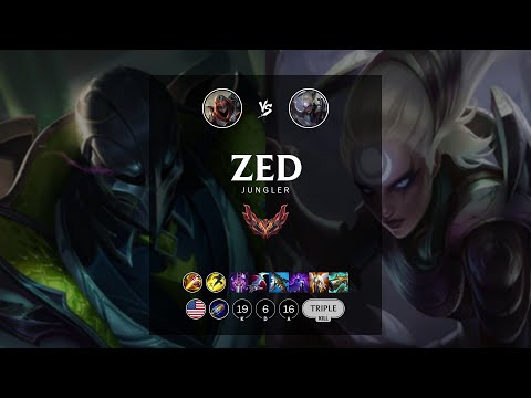 Zed Jungle vs Diana - NA Grandmaster Patch 12.14