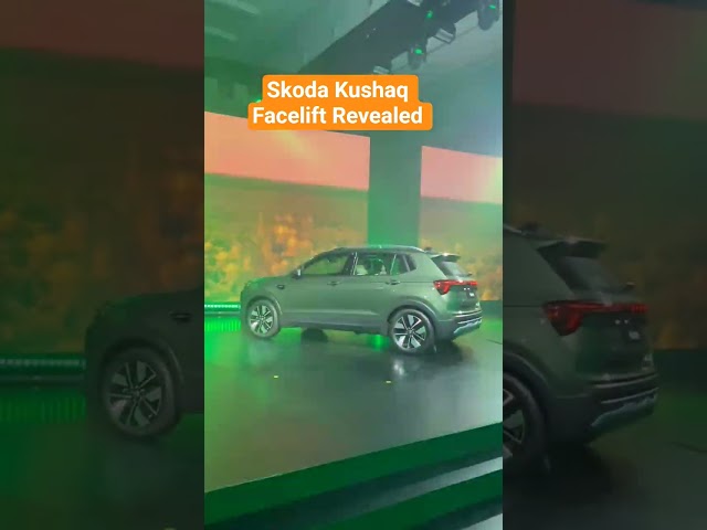 Skoda Kushaq Facelift Revealed In India 🇮🇳 #automobile