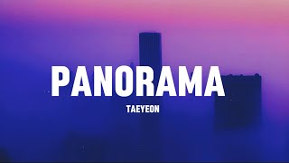 Download lagu TAEYEON (태연) ‘Panorama (인사)’ Lyrics mp3