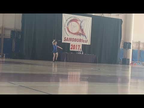 TIA PERKO - Twirling klub aninih mažoretk - SAMOBORfest 2017 - solo otroci 1.mesto