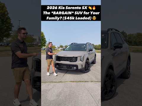 Five Reasons the 2026 Kia Sorento is a *STEAL* for $45k With Tons of Value and Space!