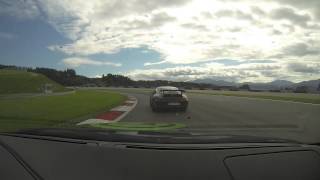 preview picture of video 'Red Bull Ring Spielberg Austria 250814 BMW M3 E36 squeezing through some Porsches'