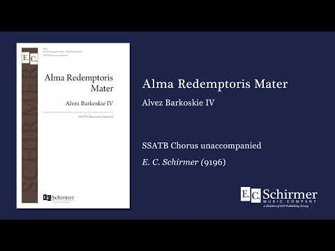 Alma Redemptoris Mater by Alvez Barkoskie, IV - Scrolling Score