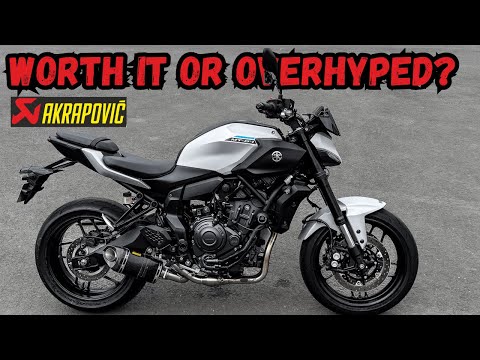 Akrapovic Black Carbon Full Exhaust | 2025  MT-07 ( Installation )