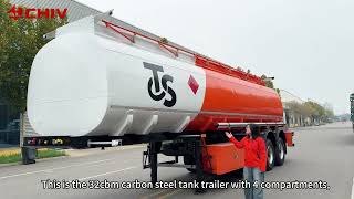 Новый прицеп цистерна гсм CHIV Trailer China's Top 3 Axle 32000 Liters Fuel Tanker Trailer Manufacturer | Изображение 4 - Autoline