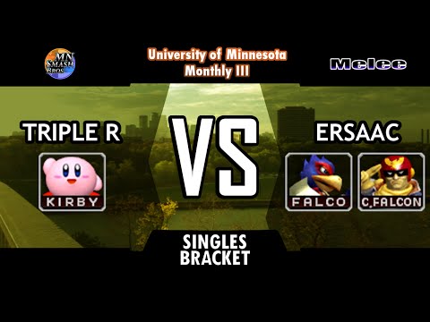 UoM-M3: Melee Singles Bracket - Triple R (Kirby) vs. Ersaac (Falco, Captain Falcon)