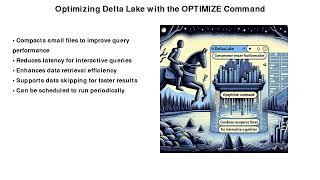 Run OPTIMIZE command to compact small files and reduce latency for int