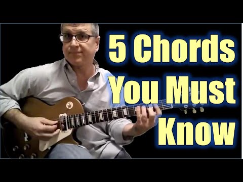 The 5 Chords You Must Know to Play Up the Guitar Neck! (With neck diagrams)