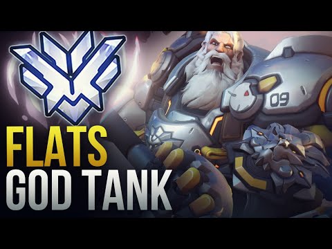 Best Of "Flats" FUNNY TANK GOD - Overwatch Montage