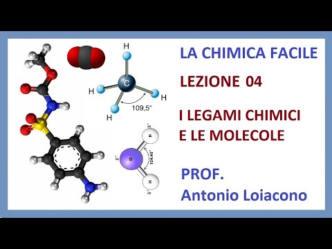LA CHIMICA FACILE - Lezione 04 - I legami chimici