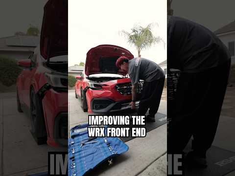 Making the WRX front end look better #subaru #wrx #vlog