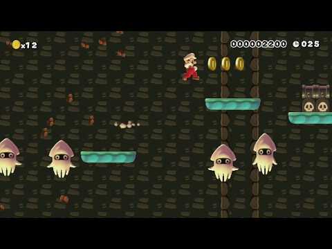 Gravity Rush by Farts R Us - Super Mario Maker - No Commentary 1bl