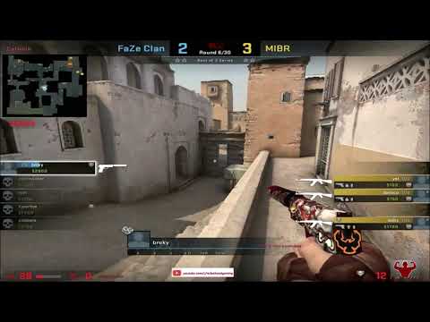 Broky POV (FaZe) vs MiBR / dust2 / 34-19 / cs_summit 7