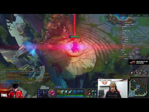 SKT Thal stream Jayce, KDA 10/4/9, Aug 14, 2018