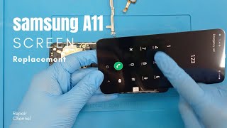 Samsung A11 lcd Screen Replacement | How to replace A11 broken screen