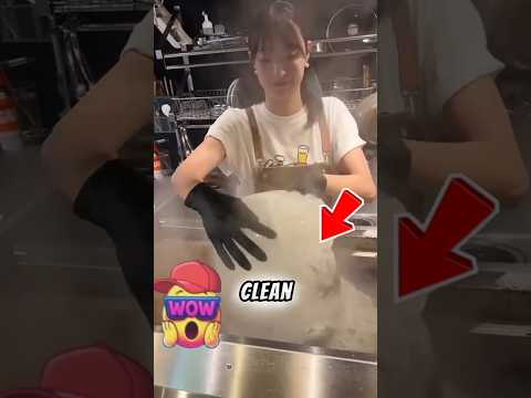 SHOCKING CLEANING HACK: ICE ON A HOT PAN?! 🔥❄️